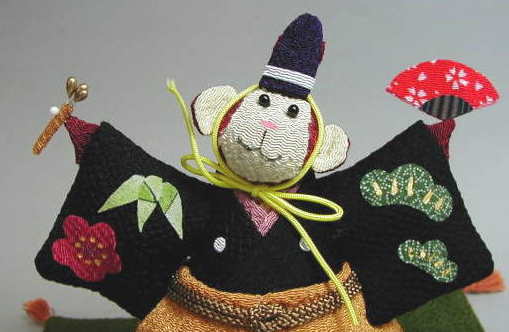 焼物　猿の三番叟 中島めんや『猿の三番叟』 | 象々の郷土玩具